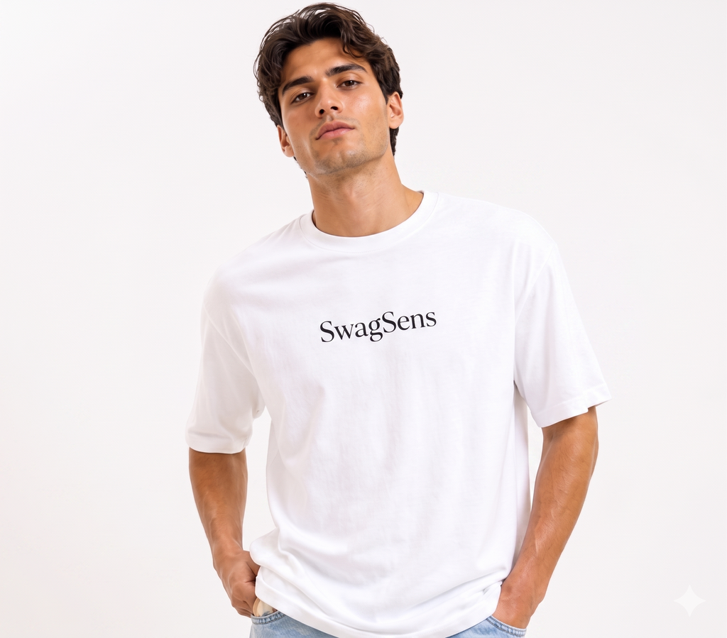 Men’s Oversized T-Shirt 240 GSM Heavyweight Cotton – Premium Streetwear Loose Fit Tee
