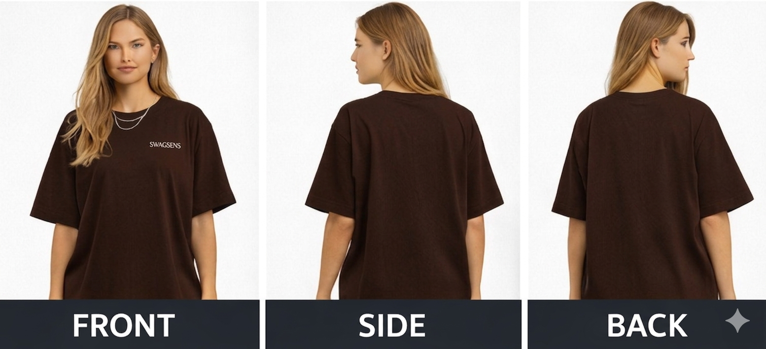 Women's "Elite" Oversized T-Shirt | 240 GSM Heavyweight Streetwear
