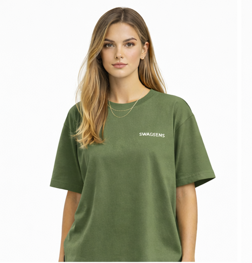 Women’s Premium Streetwear Tee – 220 GSM Heavyweight Oversized Fit