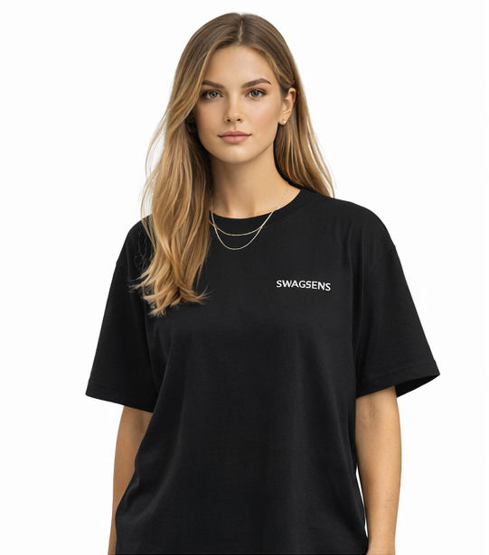 Women’s Premium Streetwear Tee – 220 GSM Heavyweight Oversized Fit