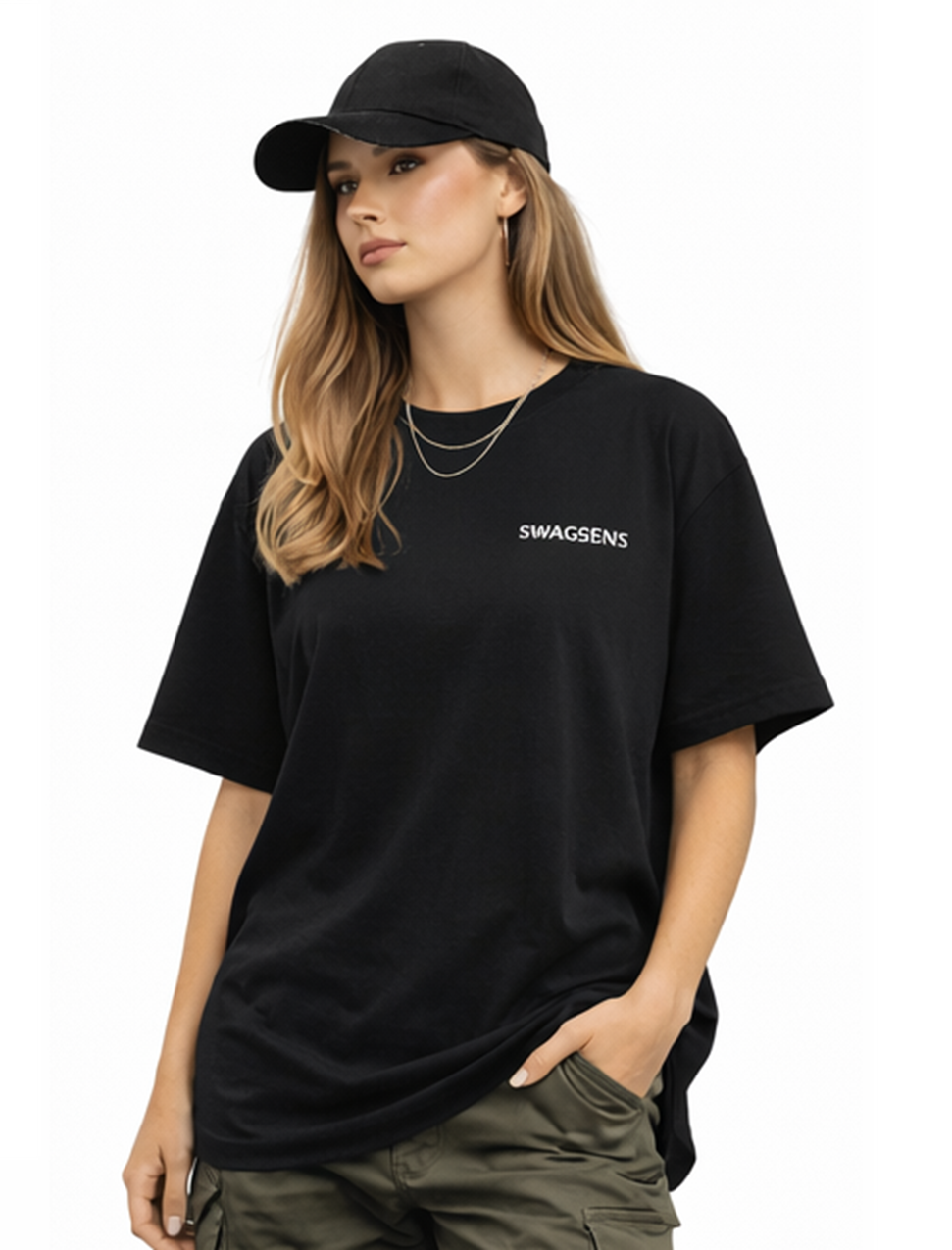 Women’s Premium Streetwear Tee – 220 GSM Heavyweight Oversized Fit