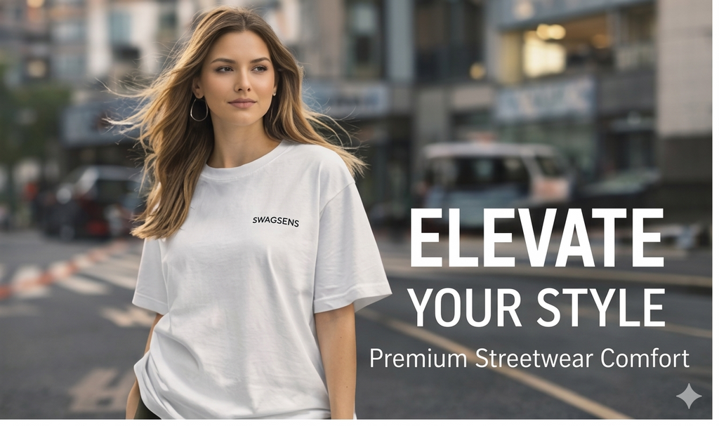 Women's "Elite" Oversized T-Shirt | 240 GSM Heavyweight Streetwear