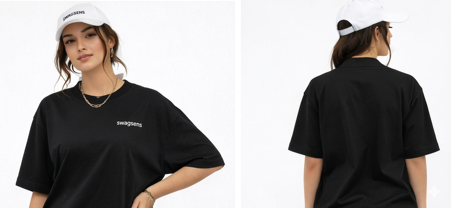 Women's "Elite" Oversized T-Shirt | 240 GSM Heavyweight Streetwear