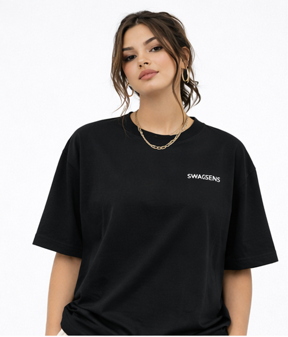 Women’s Premium Streetwear Tee – 220 GSM Heavyweight Oversized Fit