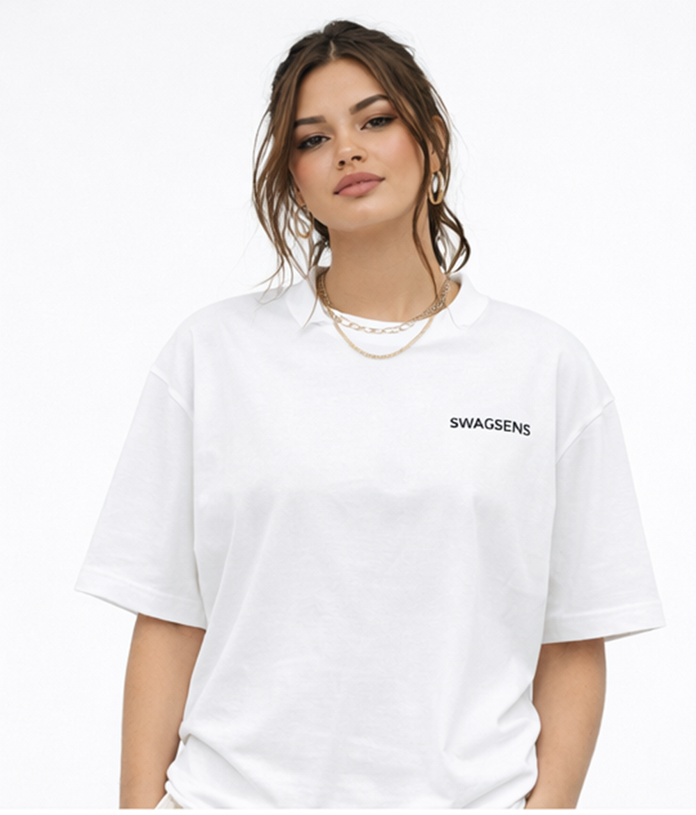 Women’s Premium Streetwear Tee – 220 GSM Heavyweight Oversized Fit