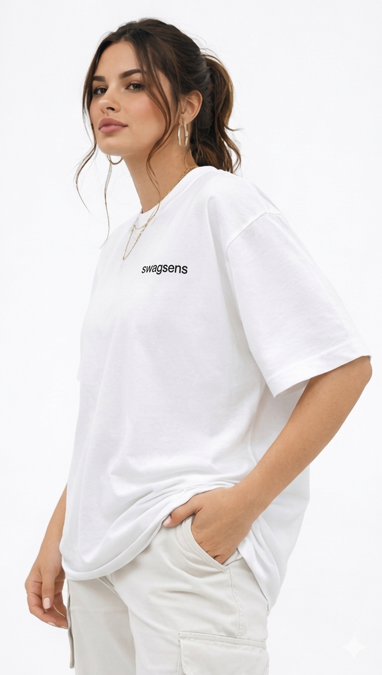 Women's "Elite" Oversized T-Shirt | 240 GSM Heavyweight Streetwear