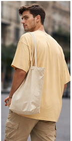 Men’s Oversized T-Shirt 220 GSM Cotton – Premium Heavyweight Streetwear Tee