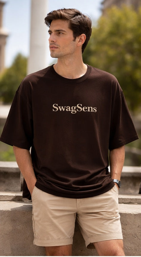 Men’s Oversized T-Shirt 220 GSM Cotton – Premium Heavyweight Streetwear Tee