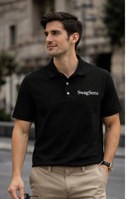 Men’s Premium Polo T-Shirt 220 GSM Cotton – Regular Fit | Stylish Collar T-Shirt for Men