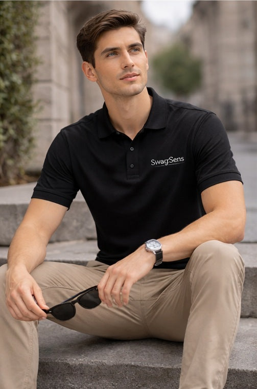 Men’s Premium Polo T-Shirt 220 GSM Cotton – Regular Fit | Stylish Collar T-Shirt for Men