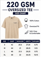 Women’s Premium Streetwear Tee – 220 GSM Heavyweight Oversized Fit