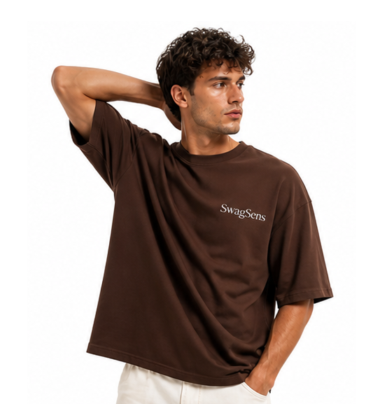 Men’s Oversized T-Shirt 220 GSM Cotton – Premium Heavyweight Streetwear Tee