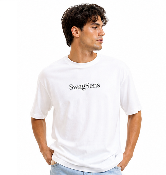 Men’s Oversized T-Shirt 240 GSM Heavyweight Cotton – Premium Streetwear Loose Fit Tee