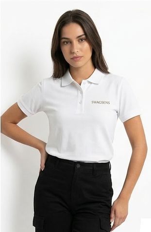 Signature Women's Polo T-Shirt – 220 GSM Heavyweight Premium Cotton