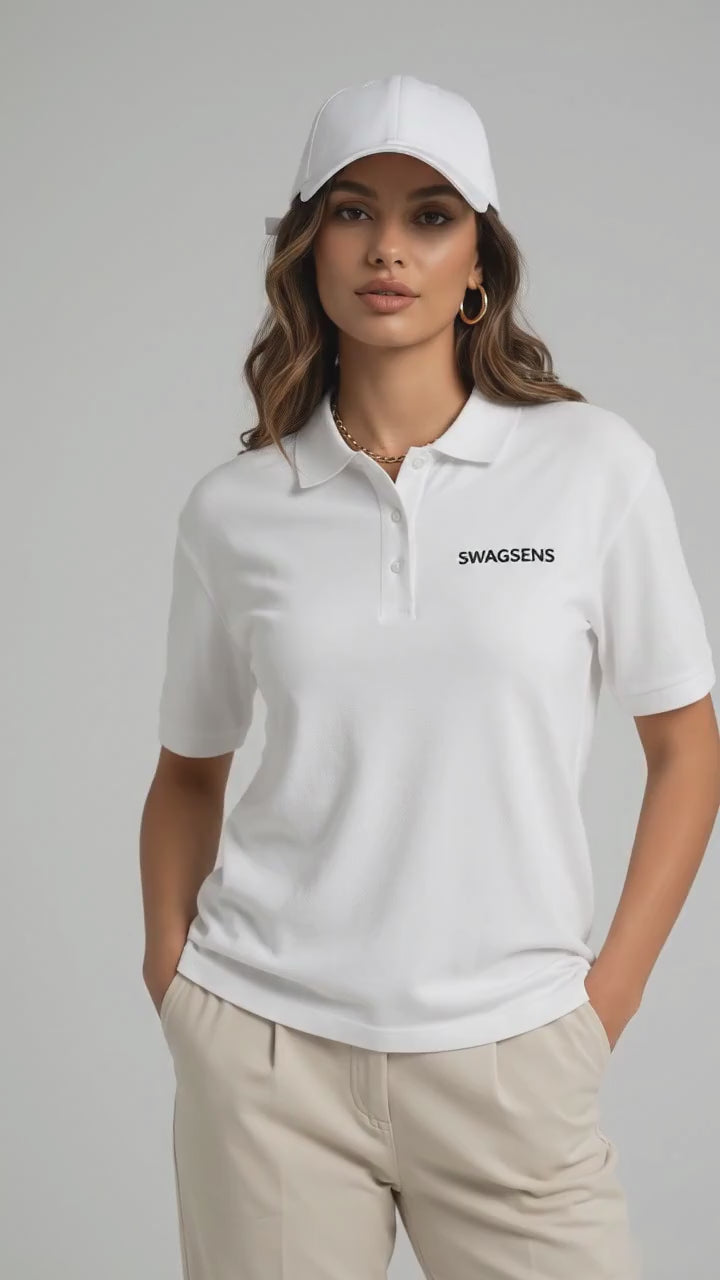 Signature Women's Polo T-Shirt – 220 GSM Heavyweight Premium Cotton